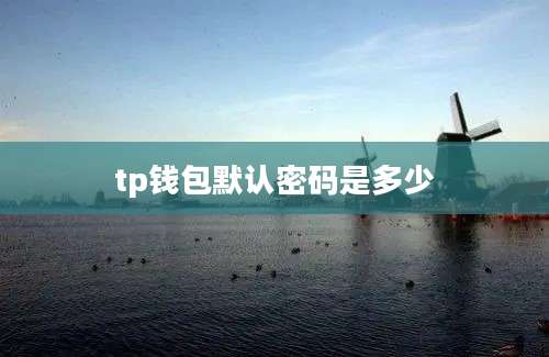 tp钱包默认密码是多少