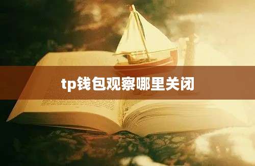 tp钱包观察哪里关闭