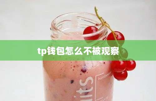 tp钱包怎么不被观察