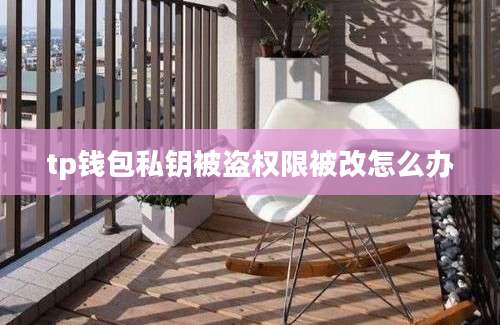 tp钱包私钥被盗权限被改怎么办