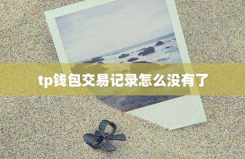 tp钱包交易记录怎么没有了