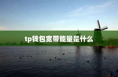 tp钱包宽带能量是什么