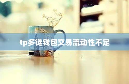 tp多链钱包交易流动性不足