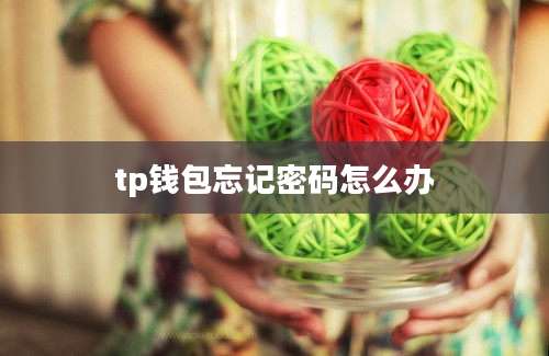tp钱包忘记密码怎么办