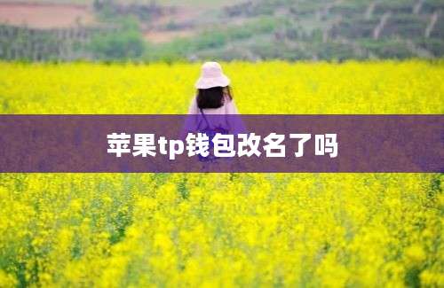 苹果tp钱包改名了吗