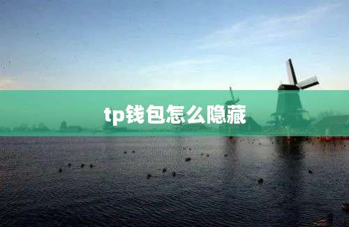 tp钱包怎么隐藏