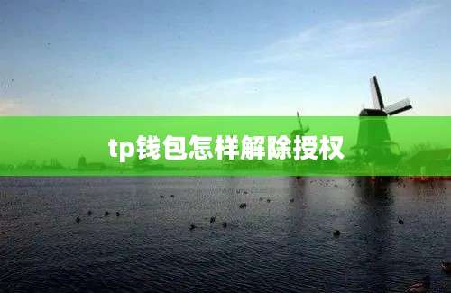 tp钱包怎样解除授权