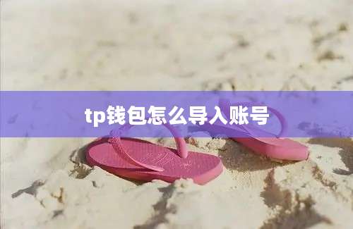 tp钱包怎么导入账号