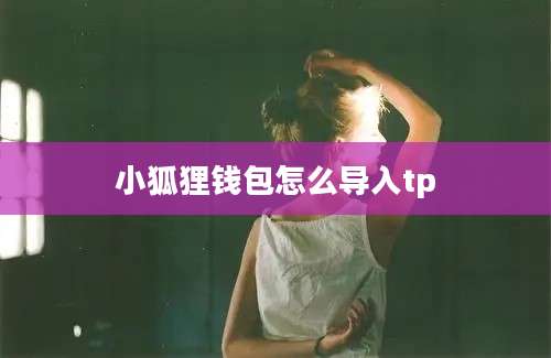 小狐狸钱包怎么导入tp