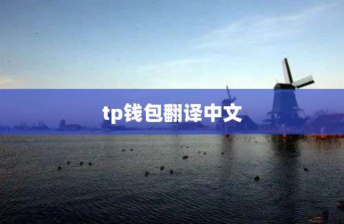 tp钱包翻译中文