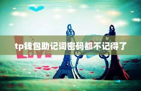 tp钱包助记词密码都不记得了
