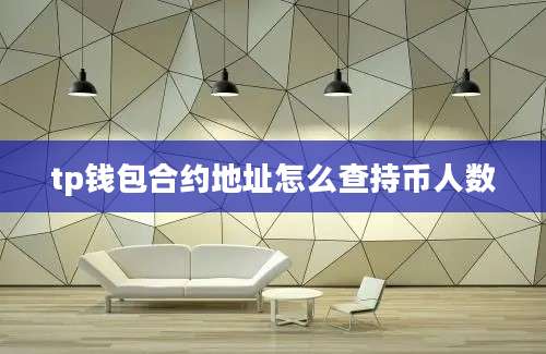 tp钱包合约地址怎么查持币人数