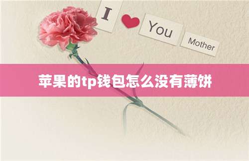 苹果的tp钱包怎么没有薄饼