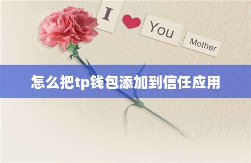怎么把tp钱包添加到信任应用