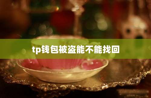 tp钱包被盗能不能找回