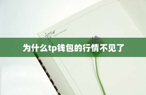为什么tp钱包的行情不见了