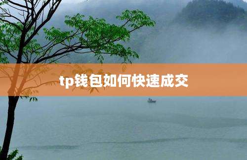 tp钱包如何快速成交