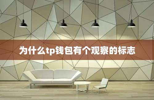 为什么tp钱包有个观察的标志