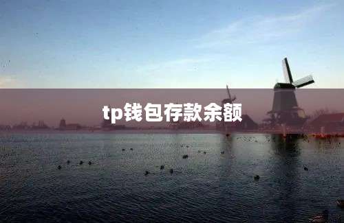 tp钱包存款余额