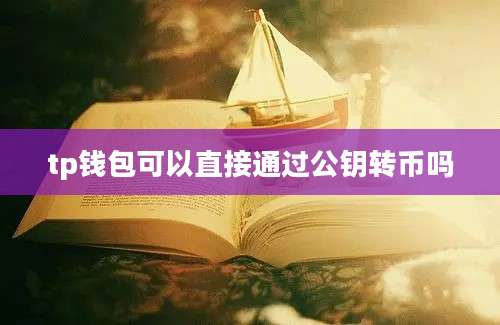 tp钱包可以直接通过公钥转币吗