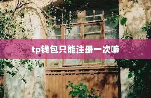 tp钱包只能注册一次嘛
